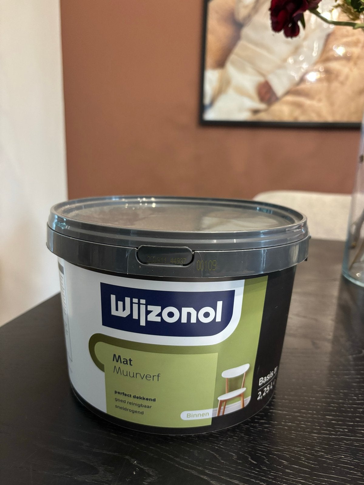 Wijzonol Mat Muurverf - Kleur 'Tout' (Lab Paint 530), Ophalen, Overige kleuren, Nieuw, Verf