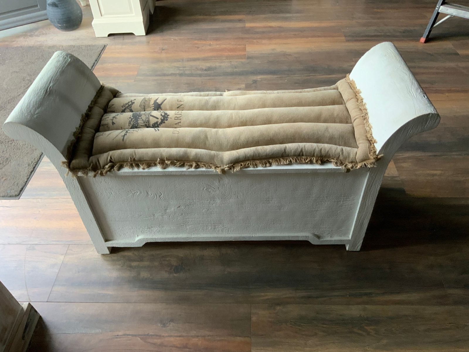 Landelijk Opbergbankje, Ophalen, Minder dan 50 cm, Landelijk, Rechthoekig