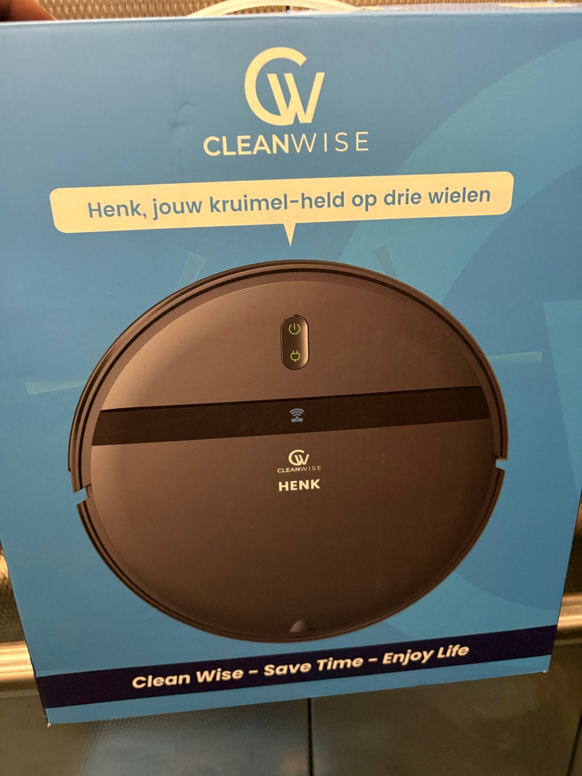 CleanWise Henk Robotstofzuiger - Nieuw in doos, Ophalen, Overige merken, Nieuw, Robotstofzuiger
