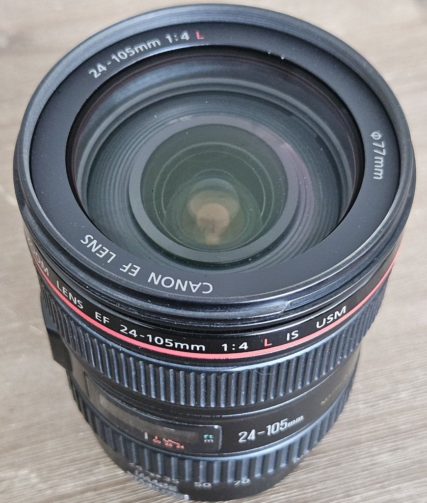 Canon EF 24-105mm 4.0 L IS USM met zonnekap, Audio, Tv en Foto, Fotografie | Lenzen en Objectieven, Ophalen, Gebruikt, Standaardlens