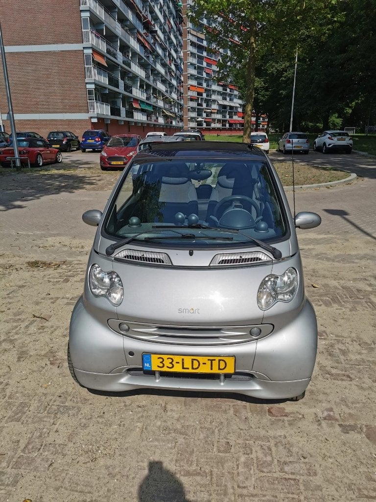 Smart Fortwo 0.6 AUT 2002 Grijs, Automaat, Achterwielaandrijving, Zwart, 960 kg