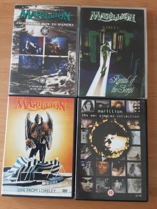 Marillion DVD Collectie: Live Concerten & Singles, Fish era, Alle leeftijden, Ophalen of Verzenden, Concert, Inclusief doosje