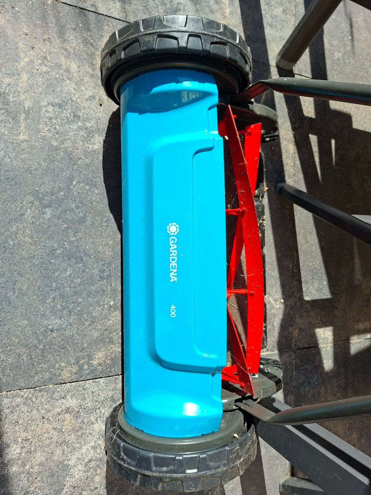 Gardena 400 kooimesmaaier, Ophalen, Handgrasmaaier, Zo goed als nieuw, 40 t/m 49 cm