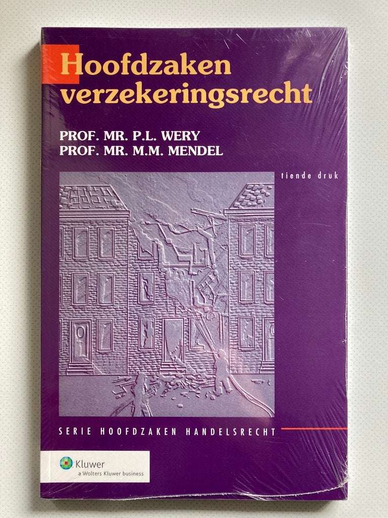 Hoofdzaken verzekeringsrecht, Boeken, Ophalen of Verzenden, Beta, Nieuw, WO