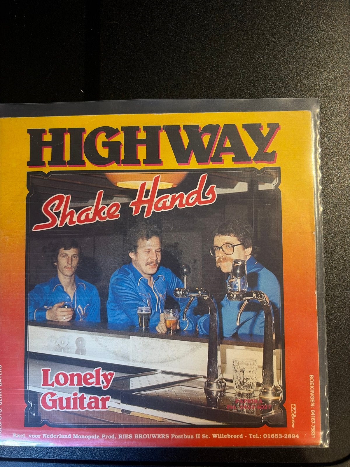 Highway - Shake Hands / Lonely Guitar (Vinyl Single), Gebruikt, 7 inch, EP, Fotohoes