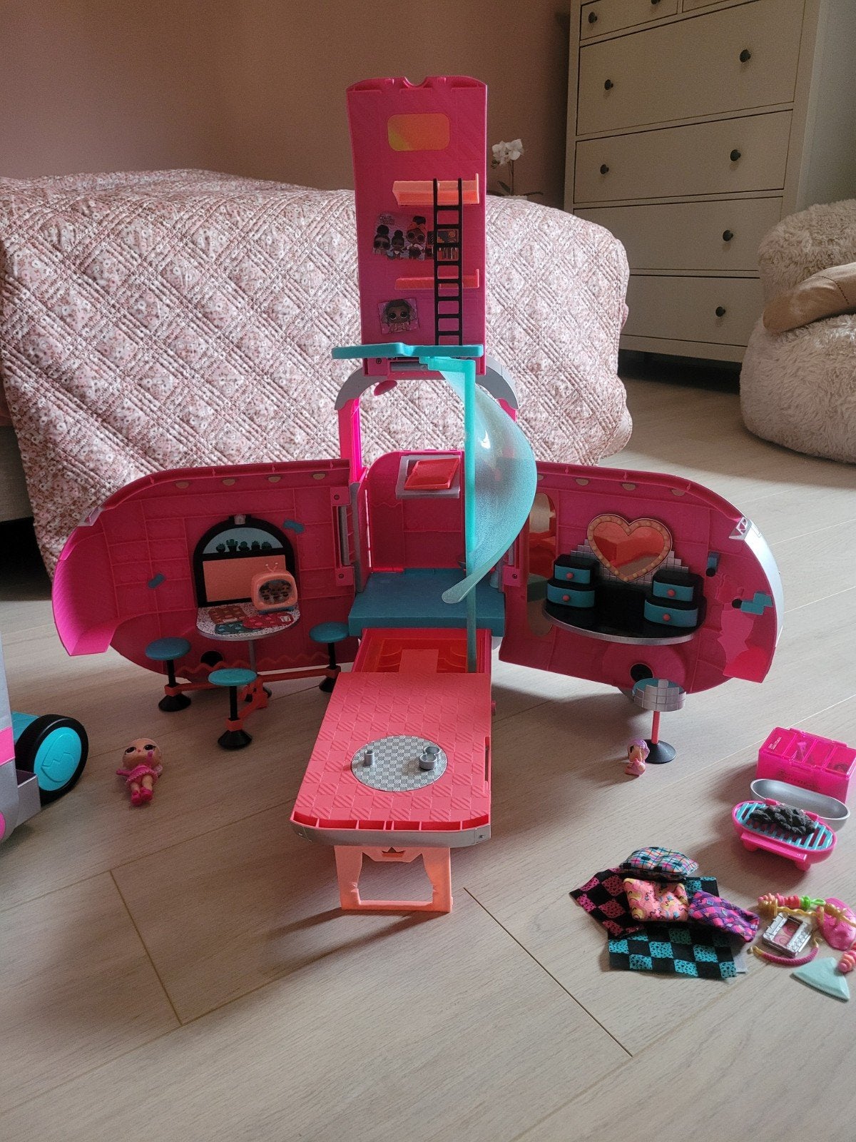 LOL Surprise OMG Glamper 2-in-1 Camper met accessoires, Ophalen, Zo goed als nieuw, Meisje