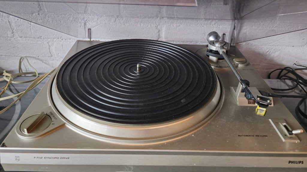Philips F7112 Synchro Drive Platenspeler, Ophalen, Philips, Gebruikt, Automatisch