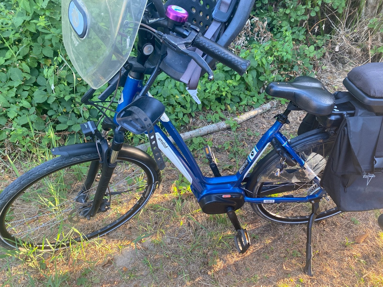 Amslod York M400 E-bike met Bafang middenmoter, Gebruikt, 51 tot 55 cm, 50 km per accu of meer, Ophalen