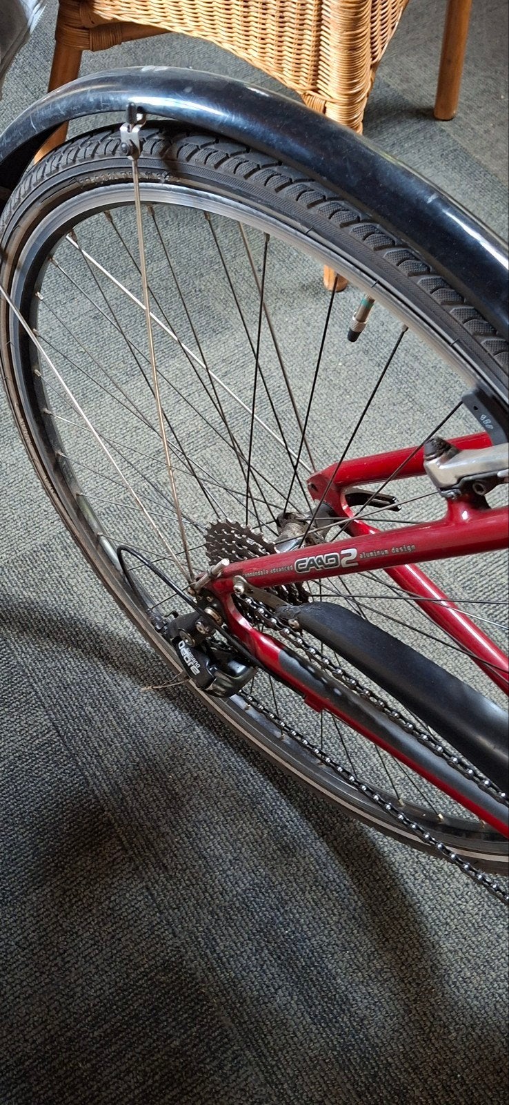 heren fiets nieuwe banden CANNONDALE H500, Ophalen, Staal