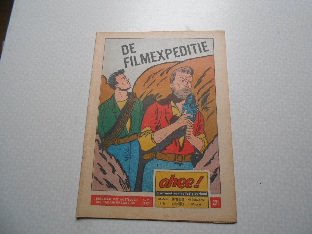 ohee 221 De filmexpeditie 1967., Eén stripboek, Ophalen of Verzenden, Zo goed als nieuw