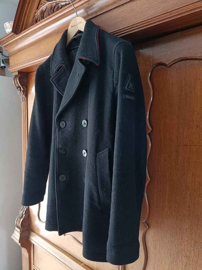 Wollen winterjas Gaastra, Kleding | Heren, Jassen | Winter, Maat 52/54 (L), Gaastra, Zwart, Ophalen of Verzenden