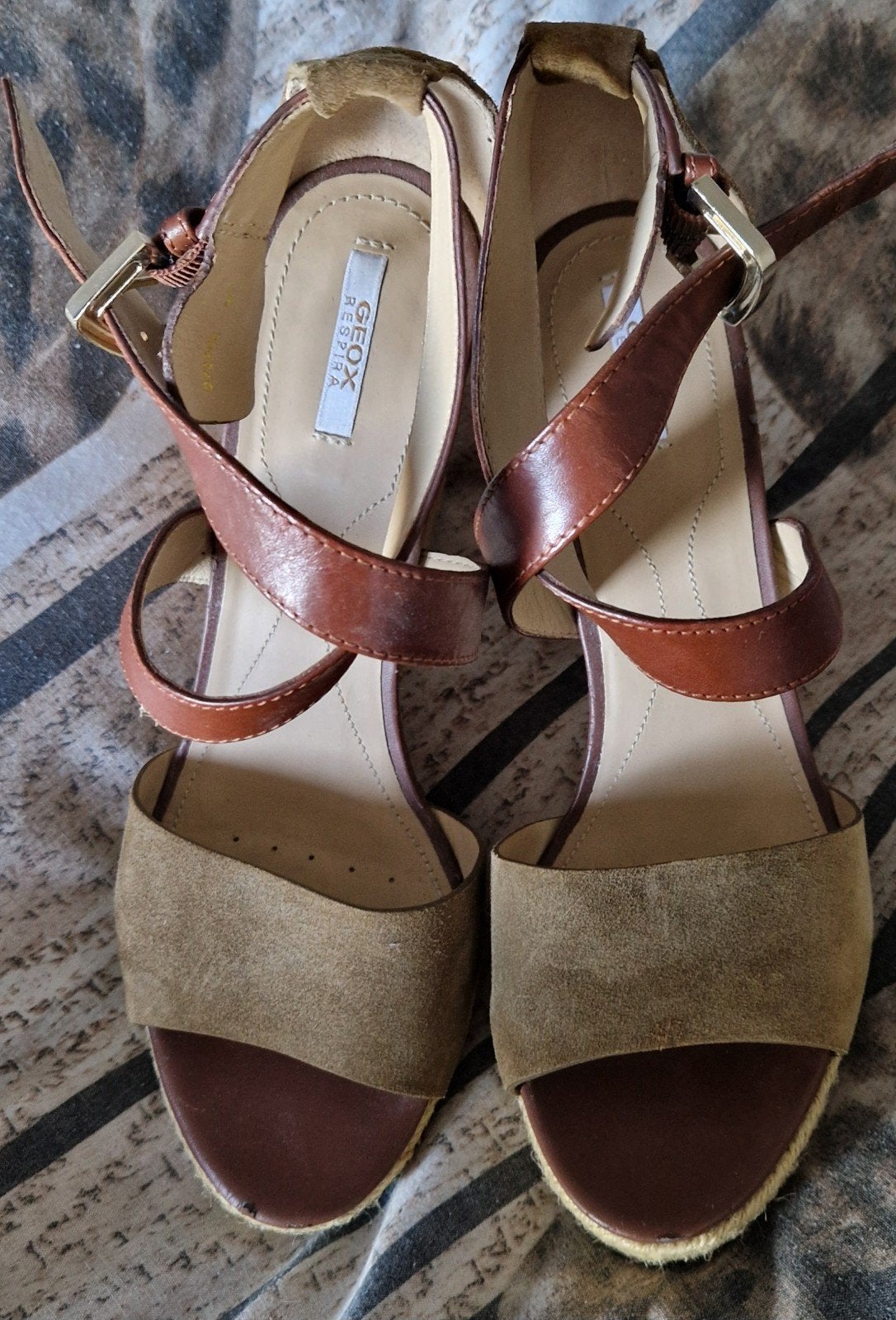 Geox Respira espradille sleehak, Geox, Ophalen of Verzenden, Espadrilles of Moccasins, Gedragen