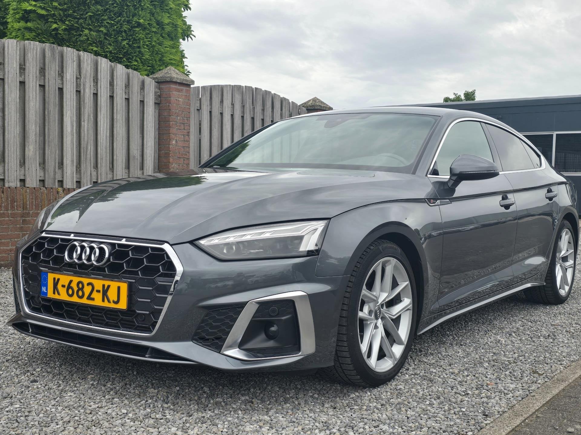 Audi A5 Sportback Audi A5 35 Tfsi 150pk Mhev S Tronic 2021 G, Auto's, Gebruikt, 4 cilinders, Leder en Stof, Origineel Nederlands