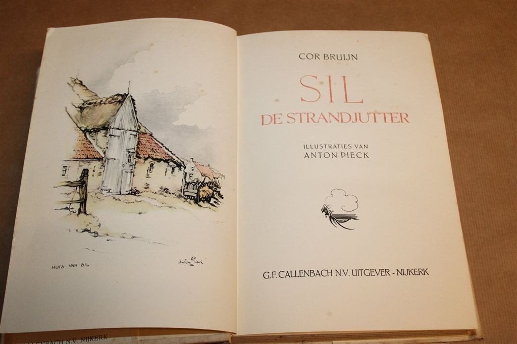 Sil de Strandjutter — Kleurenplaten van Anton Pieck, 1940, Ophalen of Verzenden, Gelezen