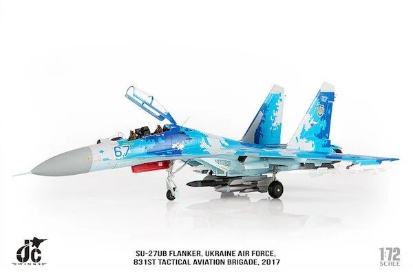 JC Wings JCW-72-SU27-012 | Sukhoi Su-27UB Flanker C, Ophalen, Nieuw, Schaalmodel, Leehing380@163.com