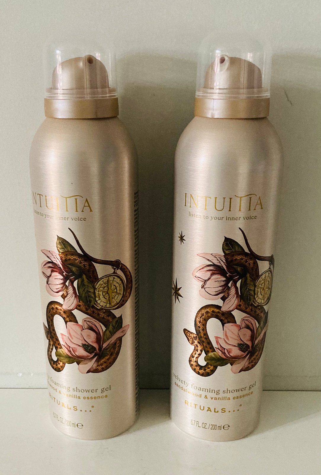 2 x Rituals Intuitia shower foam gel * Nieuw *, Ophalen of Verzenden, Nieuw, Bad & Douche