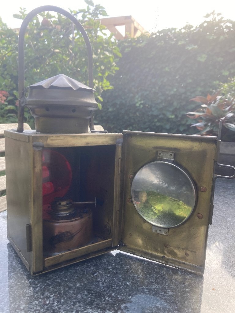 Spoorweglamp, seinlamp, Ophalen of Verzenden, Gebruikt, Trein, Overige typen