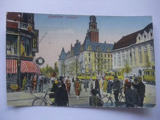 R25 Rotterdam - Coolsingel - 1933, Verzenden, 1920 tot 1940, Gelopen, Zuid-Holland