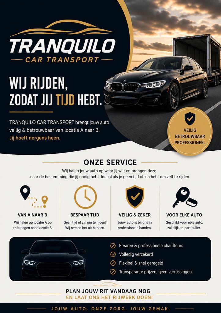 Tranquilo car transport, Vacatures