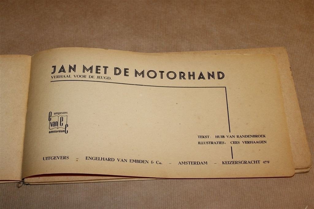 Jan met de Motorhand — Vintage Verzetsstrip 1946, Verzenden, Gelezen