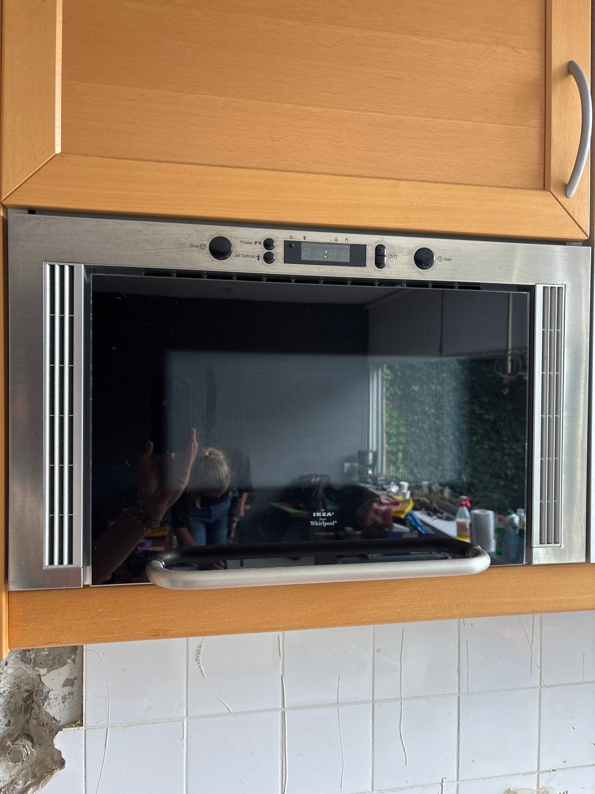 Ikea Whirlpool MBI 500 S Inbouw Magnetron, Ophalen, Combimagnetron, Gebruikt, 60 cm of meer