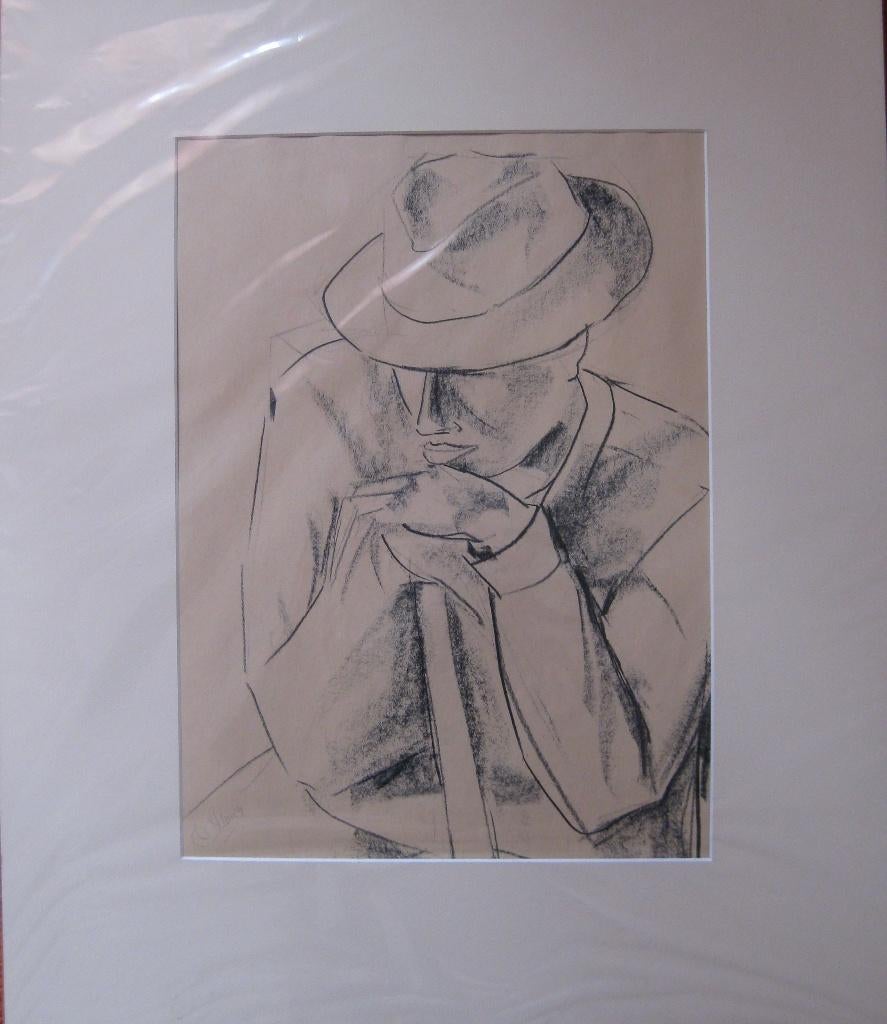 tekening gesigneerd Jan Kluwer, Ophalen