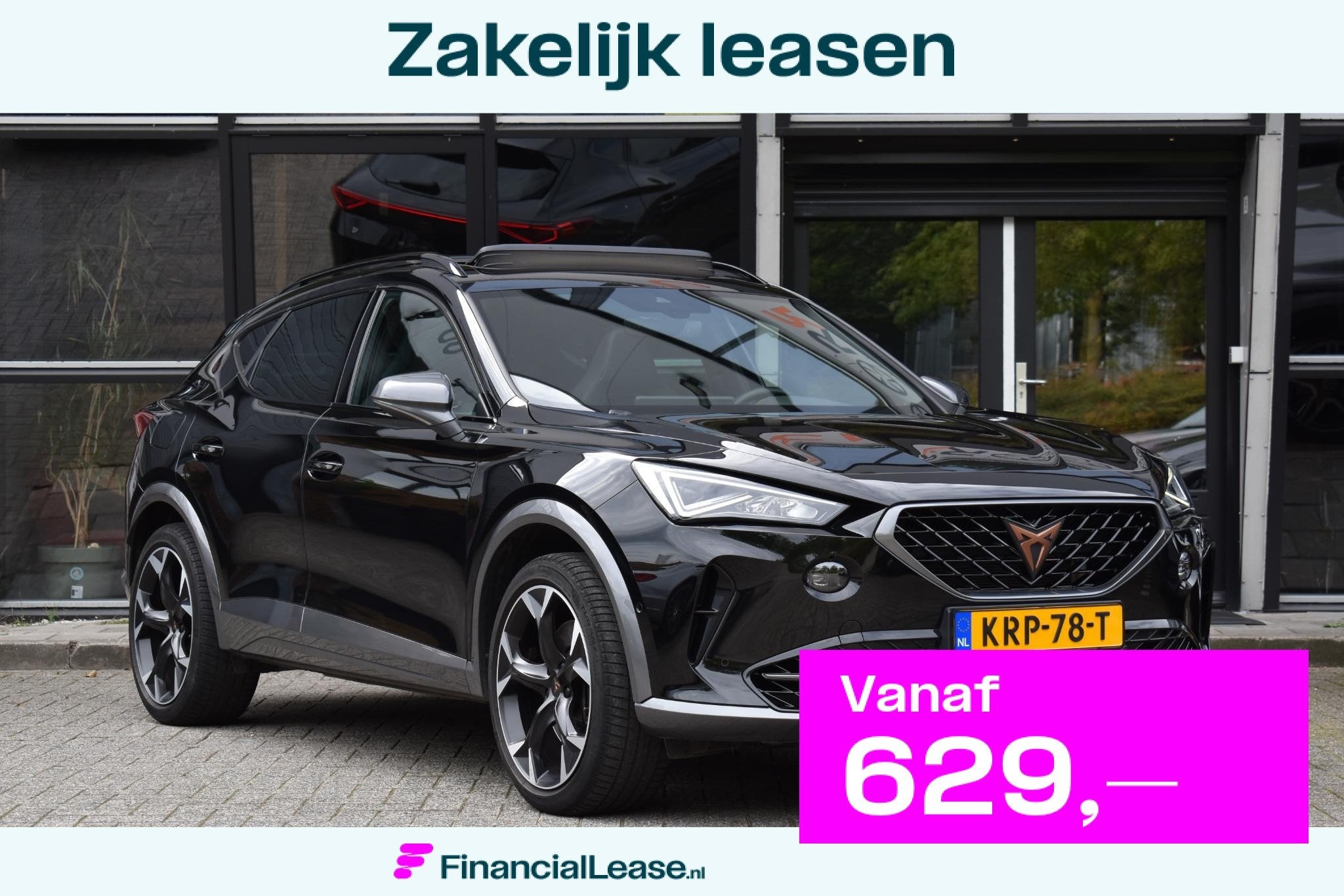 CUPRA Formentor 2.0 TSI 4DRIVE VZ Pano Trekhaak Stuurknop Sf, Dealer onderhouden, 4 cilinders, Zwart, 1526 kg