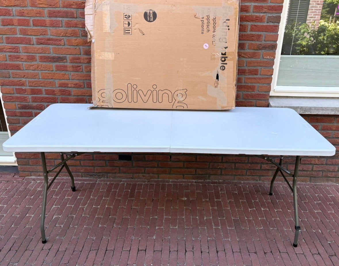 Goliving Inklapbare Tafel – Klaptafel – Campingtafel, !, Gebruikt, Campingtafel, !