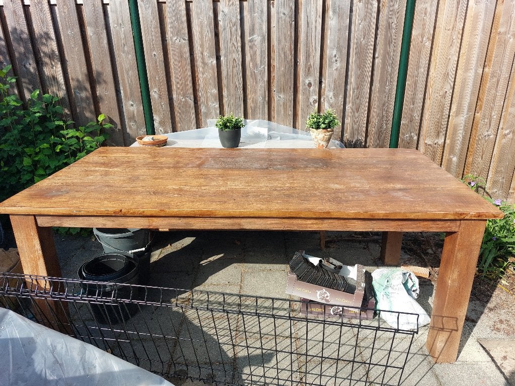 Tafel, Gratis 2x1 meter, Ophalen, Gebruikt, 200 cm of meer, 50 tot 100 cm