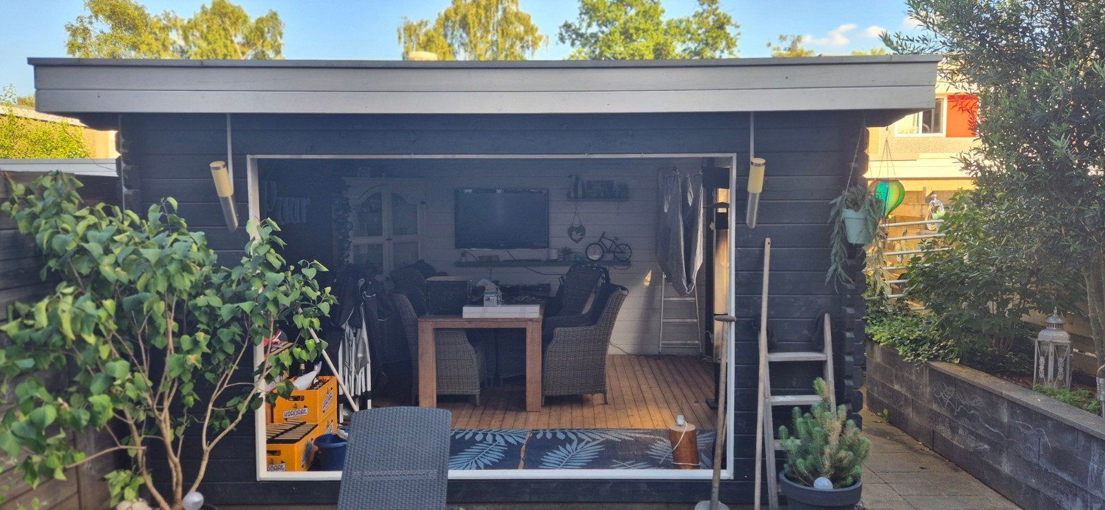 Blokhut/Mancave 4x4m - Geïmpregneerd & Geïsoleerd, Ophalen