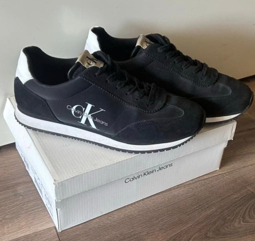 Calvin Klein, Ophalen, Zwart, Zo goed als nieuw, Veterschoenen