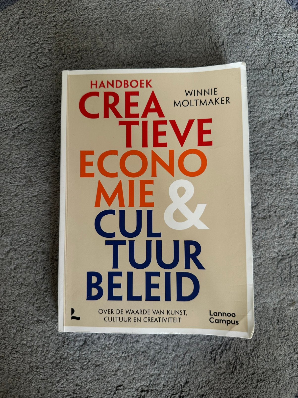 Creatieve Economie & Cultuurbeleid, Boeken, Ophalen of Verzenden, Gelezen, Non-fictie