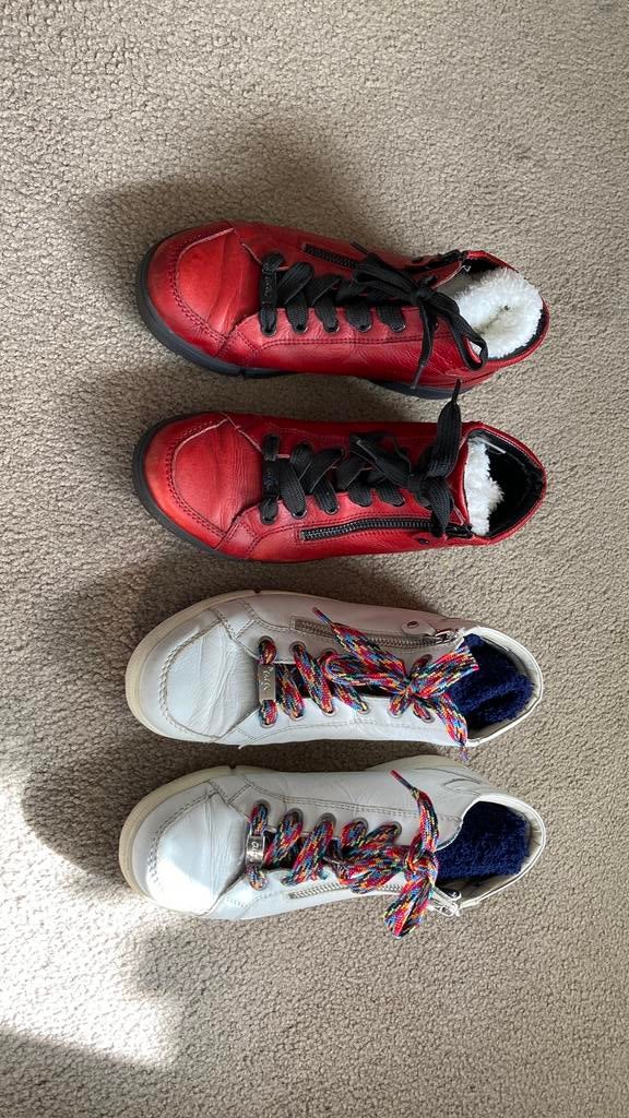 ARA schoenen mt 39, Ophalen of Verzenden, Zo goed als nieuw, Rood, Sneakers of Gympen