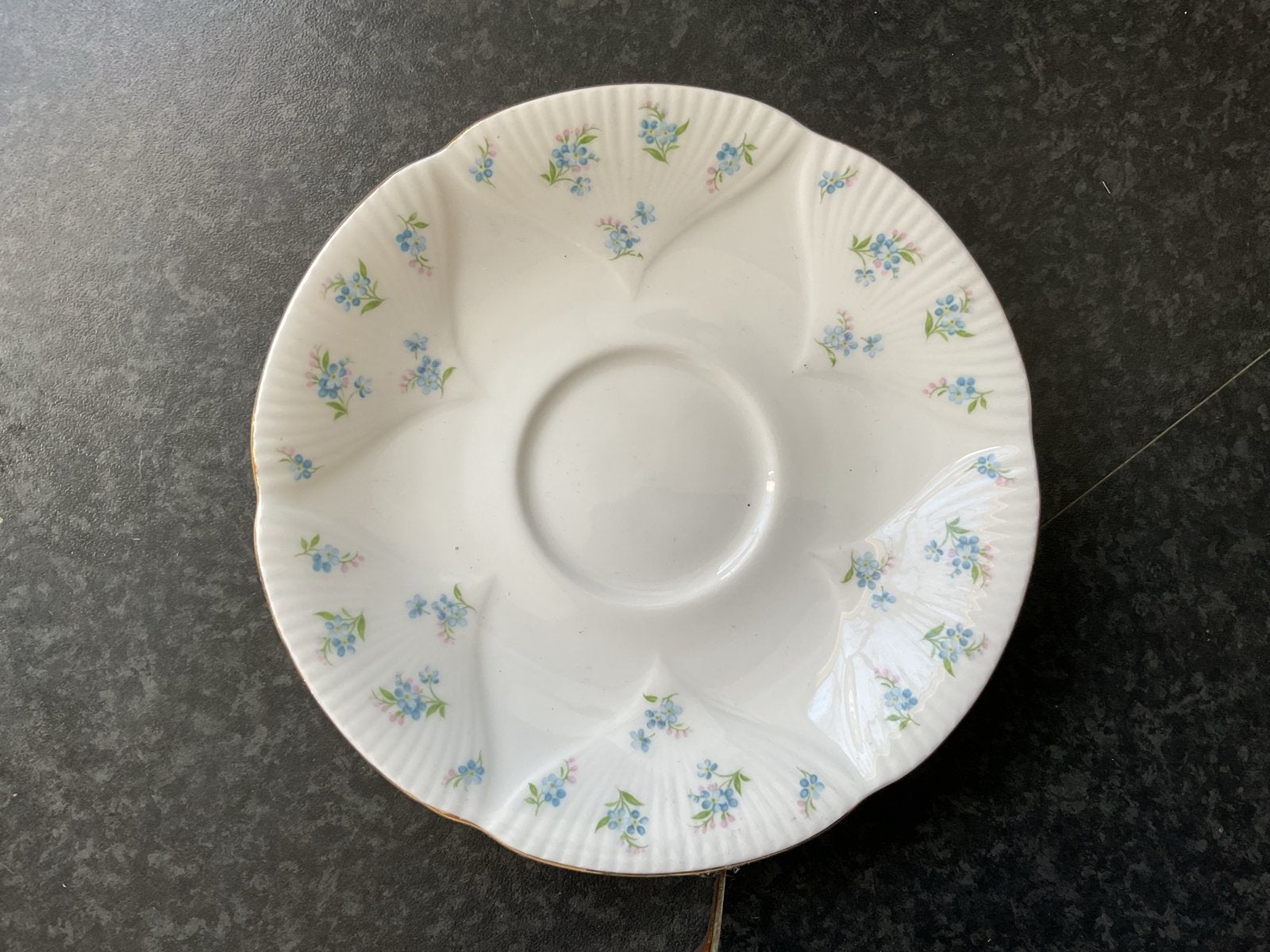 Royal Albert Blue Heaven schotel - Vintage, Ophalen of Verzenden