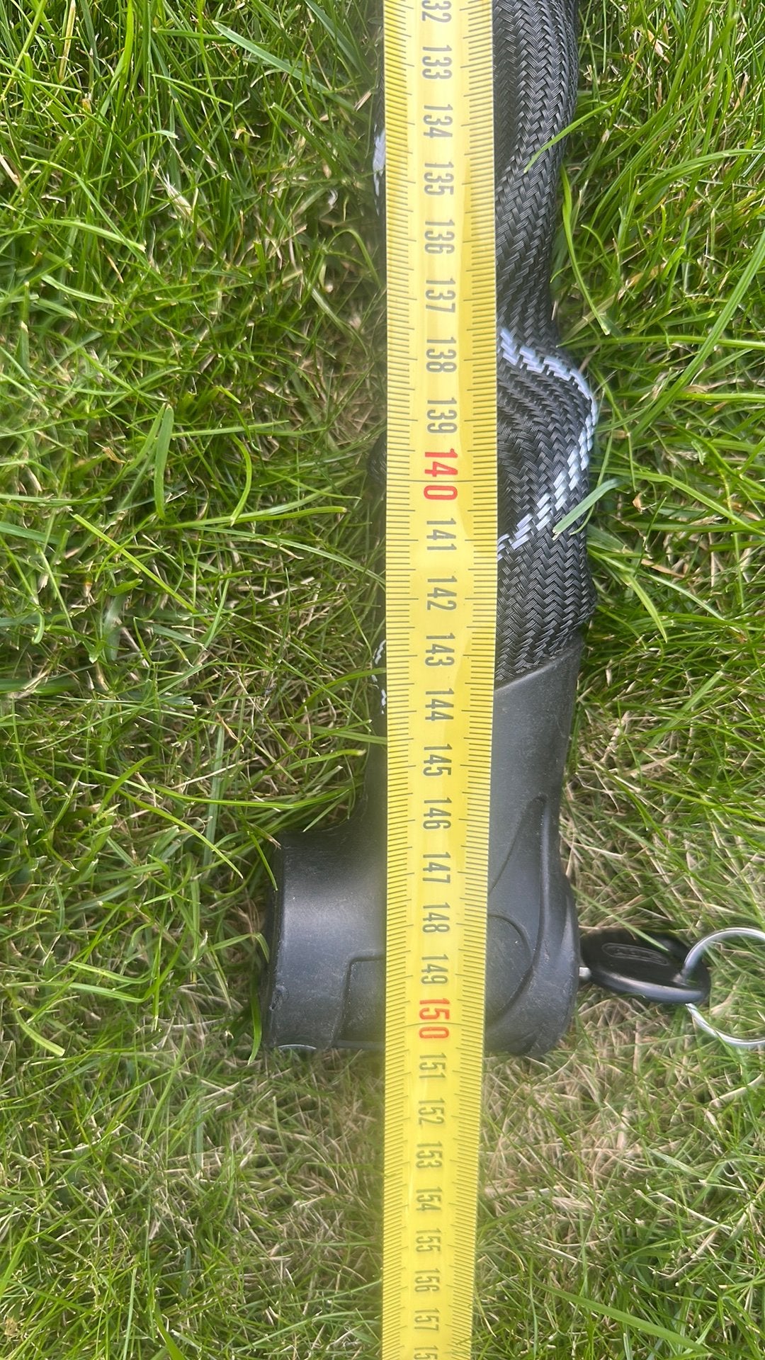 ABUS Kettingslot Iven Chain 8210 150 cm ART-2, Fietsen en Brommers, Fietsaccessoires | Fietssloten, Ophalen, Gebruikt, Kettingslot