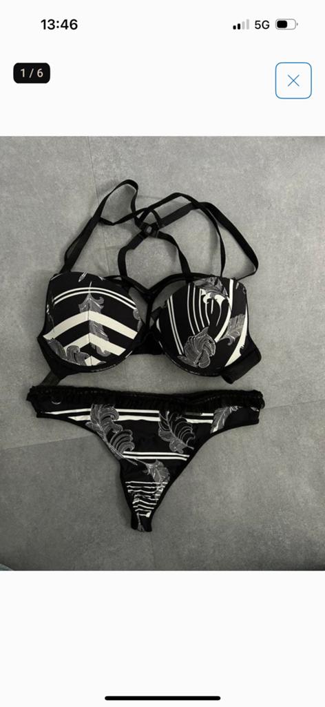 Fantastische set Marlies Dekkers 75C/L, Ophalen of Verzenden, Zwart, Setje
