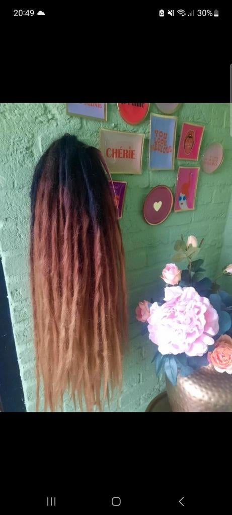 Handgemaakte dreadlocks - Diverse kleuren en lengtes, Ophalen of Verzenden, Nieuw, Pruik of Haarverlenging