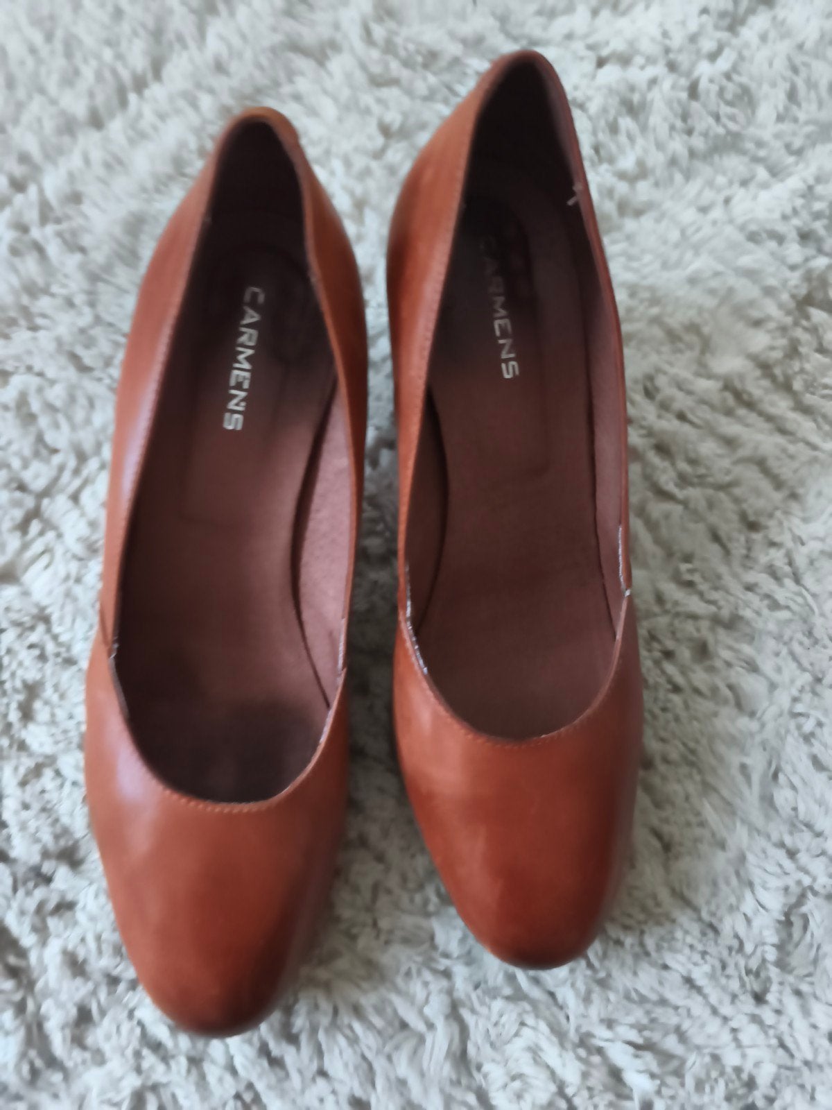 dames pump, Pumps, Bruin, Ophalen of Verzenden, Zo goed als nieuw