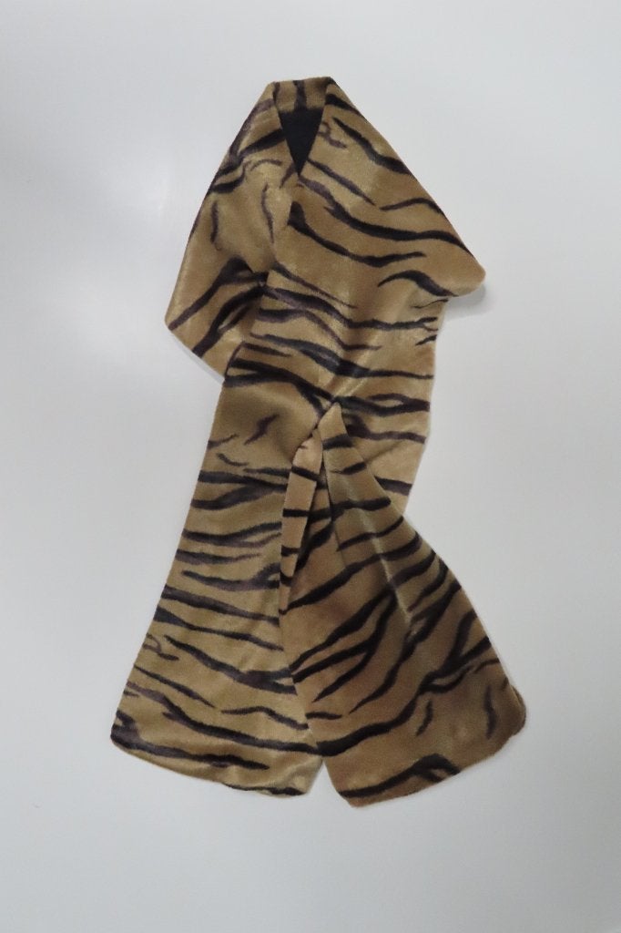 Sjaal Bruin Tijger Print (3112), Ophalen of Verzenden, Zo goed als nieuw, Maat 46/48 (XL) of groter, Sjaal