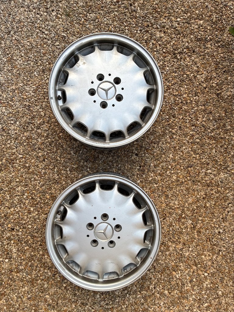 4x Mercedes-Benz W140 velgen, Ophalen, Gebruikt, Velg(en), 16 inch