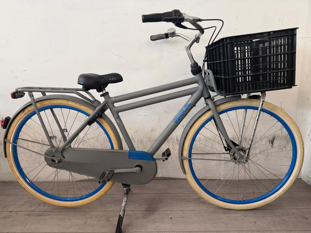 Nette Gazelle PUUR NL transport jongens fiets 28 inch, 26 inch of meer, Terugtraprem, Gebruikt, Versnellingen