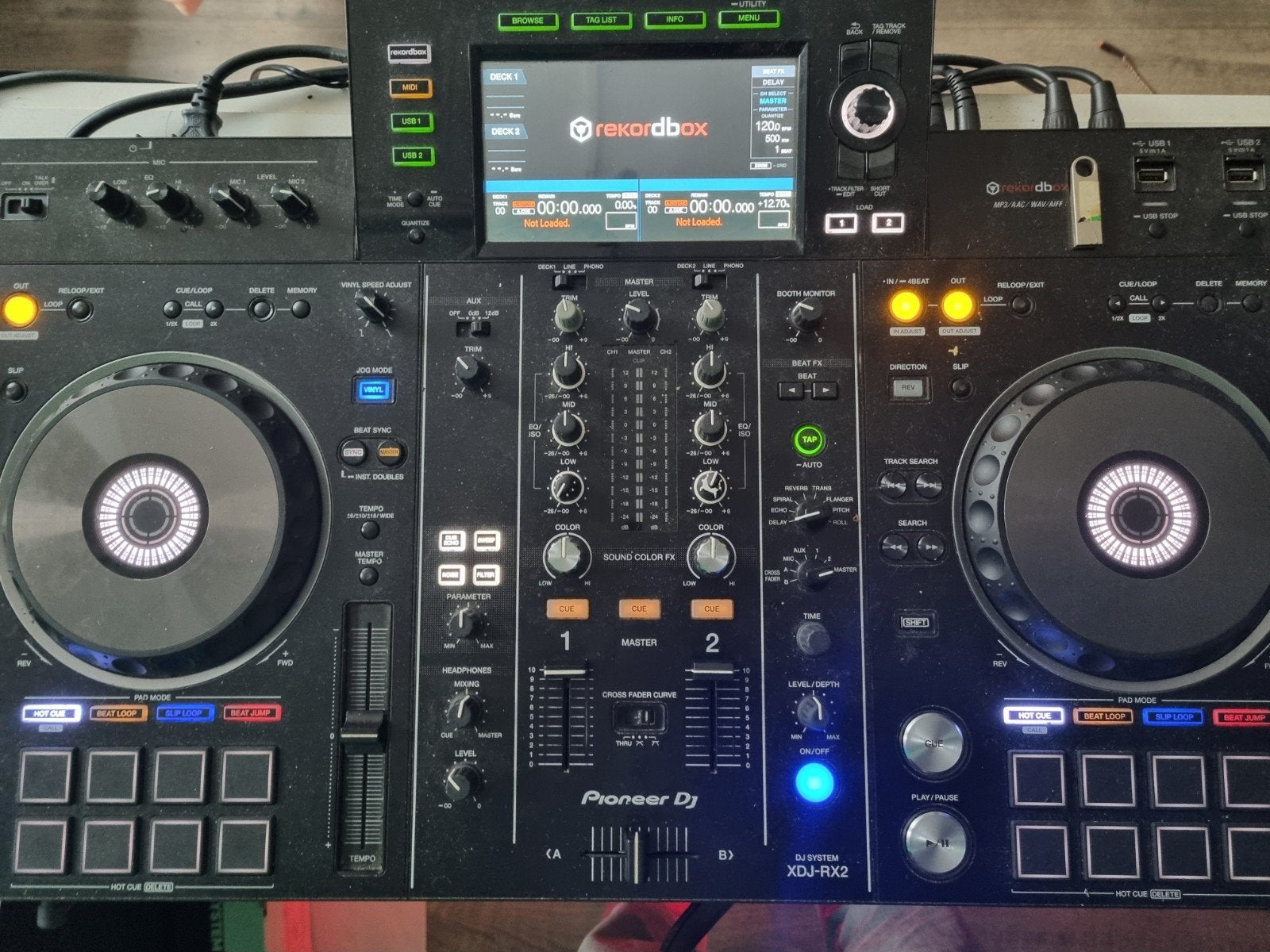 Pioneer XDJ-RX2 DJ-set met flightcase, Ophalen, Zo goed als nieuw, Dj-set, Pioneer