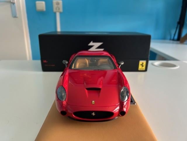 FERRARI 575 ZAGATO 1:18 HOT WHEELS SUPER ELITE, Hobby en Vrije tijd, Modelauto's | 1:18, Zo goed als nieuw, Auto, Hot Wheels, Ophalen of Verzenden