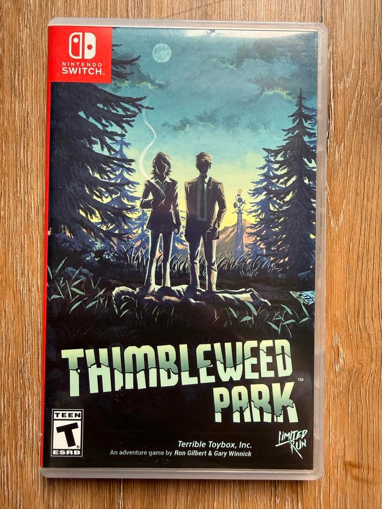 Thimbleweed Park Limited Run - Nintendo Switch, Spelcomputers en Games, Games | Nintendo Switch, Zo goed als nieuw, Avontuur en Actie