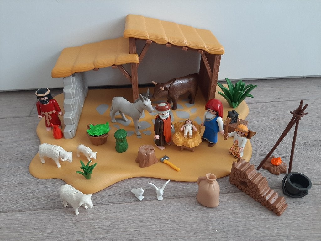 Playmobil kerststal, Ophalen, Gebruikt