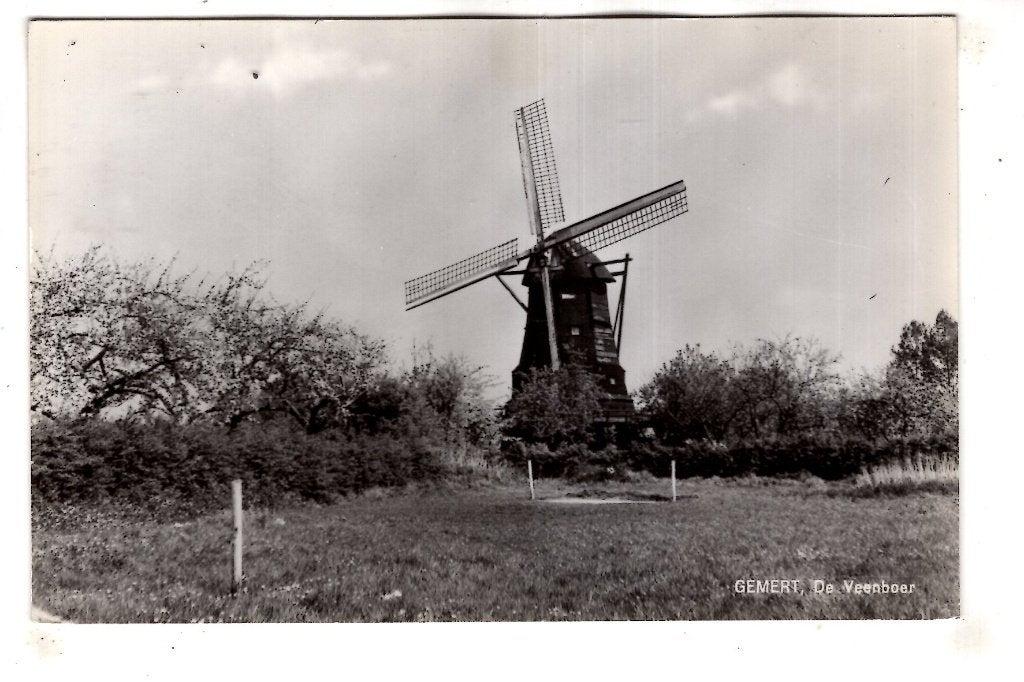 Gemert Molen de Veenboer, Ophalen of Verzenden, 1940 tot 1960, Ongelopen, Noord-Brabant