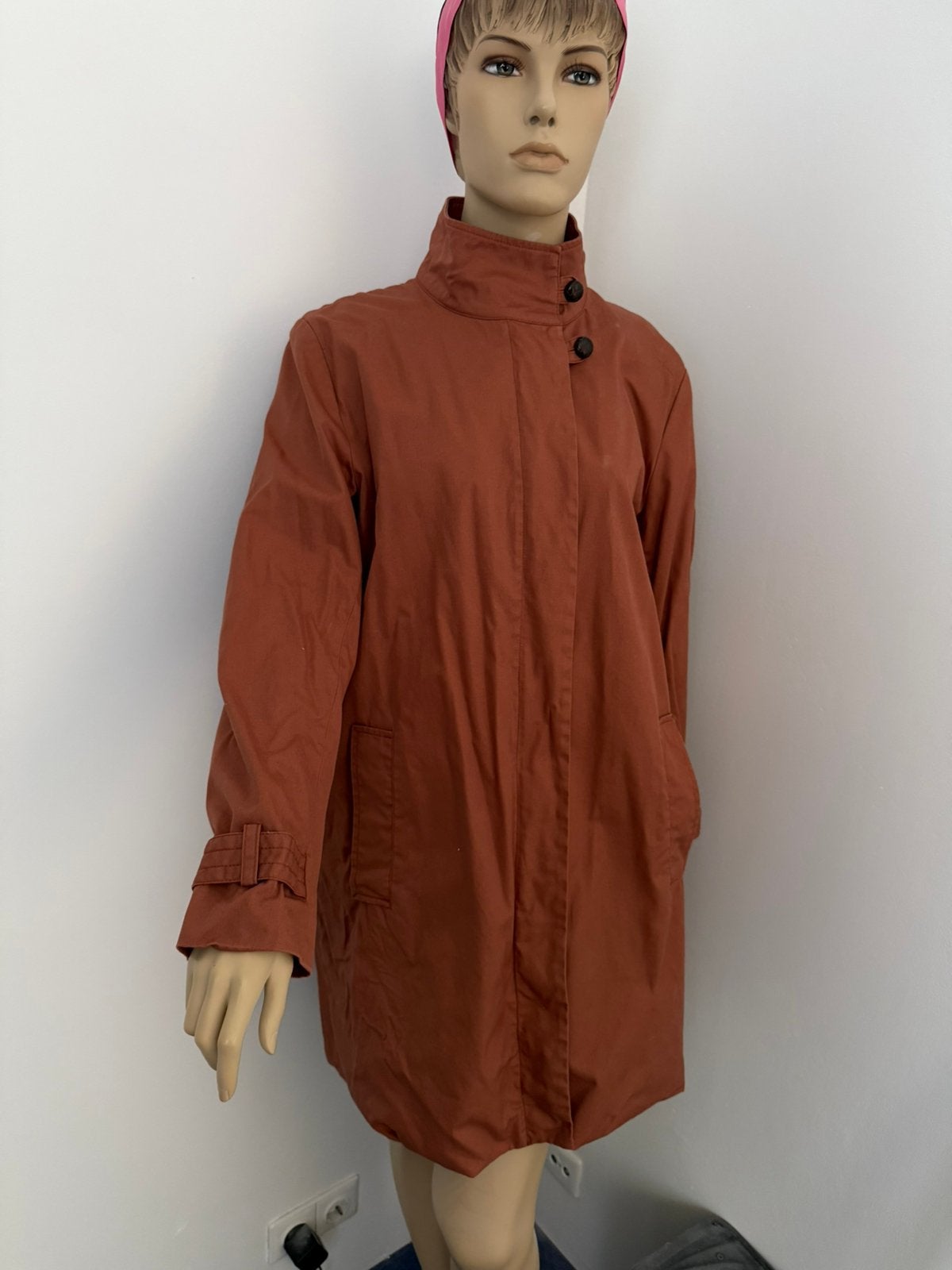 Sissy-boy jas trenchcoat L zomers terracotta kleur, Ophalen of Verzenden, Zo goed als nieuw, Groen