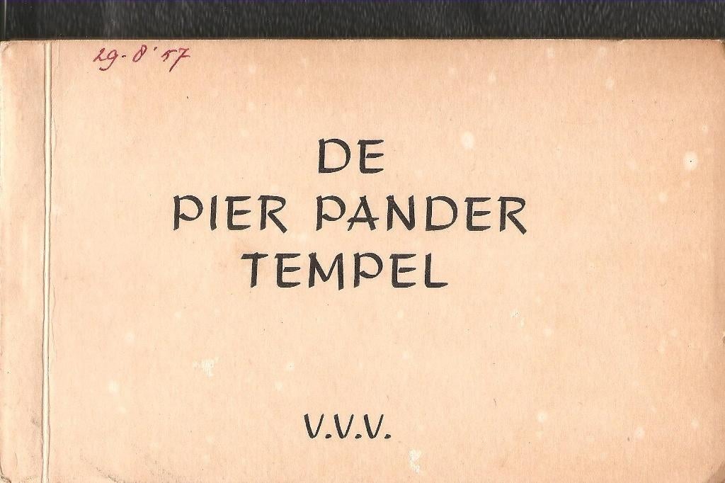 Leeuwarden, De Pier Pander Tempel, 9 kaarten, Ophalen of Verzenden, 1940 tot 1960, Ongelopen, Friesland