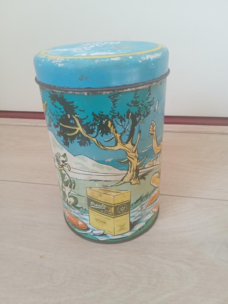 Vintage Brinta Blik - 17x11 cm - Decoratief Verzamelobject, Ophalen of Verzenden, Gebruikt, Overige, Overige merken