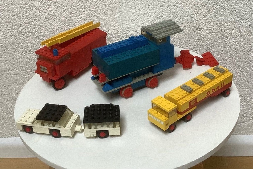 Originele Lego voertuigen 4 stuks (ook technisch), Ophalen of Verzenden, Gebruikt
